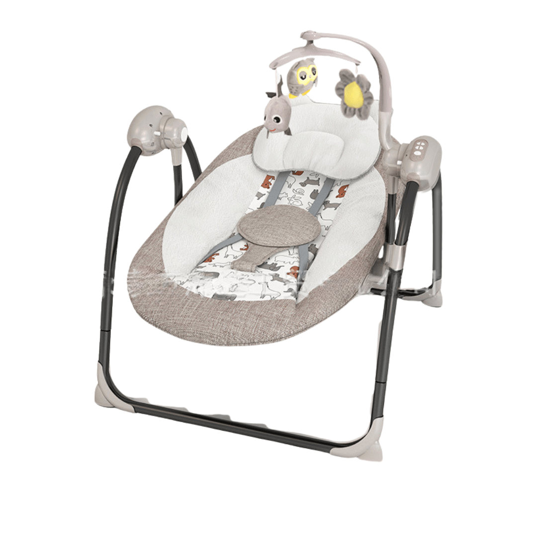 LULLABABY™ – Elektrischer Baby-Schaukelstuhl mit Bluetooth & beruhigender Bewegung für entspannende Nickerchen