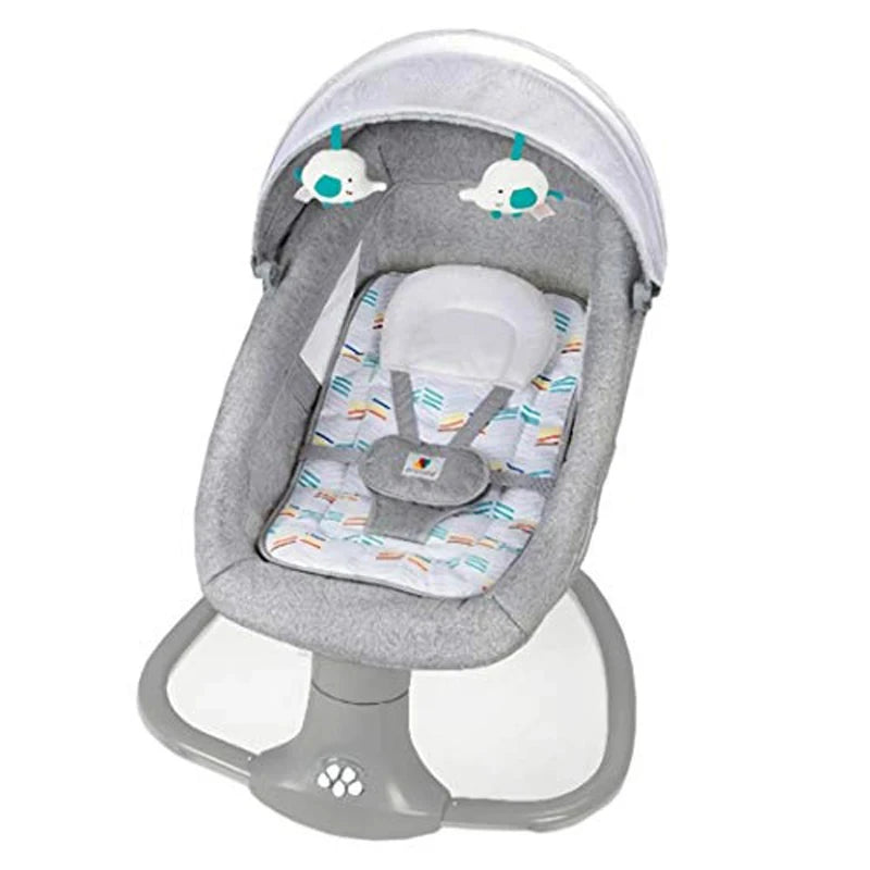 SWAYLY™ – Natürlicher Babyschaukelsessel | Elektrischer Baby-Schaukelstuhl