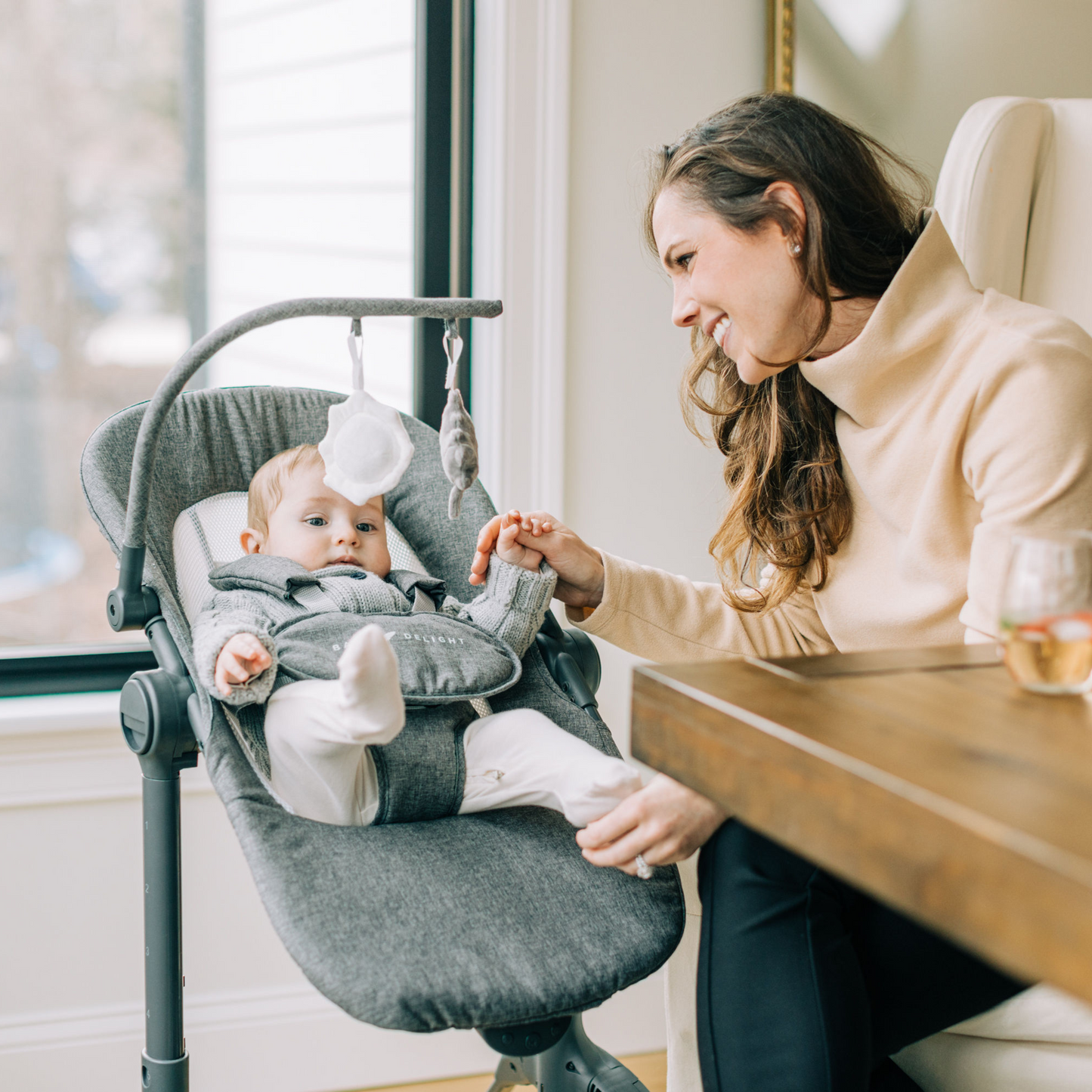 MOVA™ - Adjustable Baby Bouncer Chair for Soothing & Natural Comfort