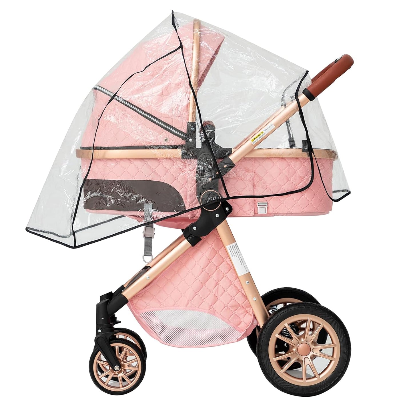 MildlyMama - 3 - in - 1 Baby Stroller Travel System with Car Seat – Lightweight, Compact Design, Easy - Fold, Anti - Shock Wheels, Suitable for 0 - 36 Months Baby Strollers