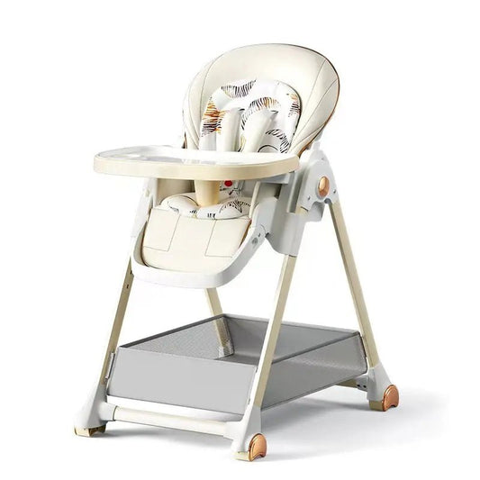 MildlyMama - 6 - in - 1 Convertible Baby Highchair with Adjustable Height, Removable Tray, and Space - Saving Design - Perfect for Infants to Toddlers High Chairs