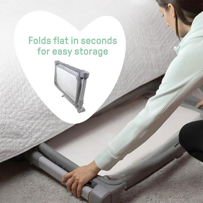 NESTLY™ - Kompakte und faltbare Babywiege mit Luftstrommatratze und mehreren Positionen
