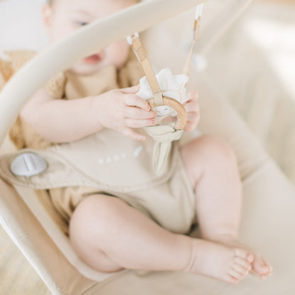 Heirloom Aspen Wood Bouncer - Organic Oat