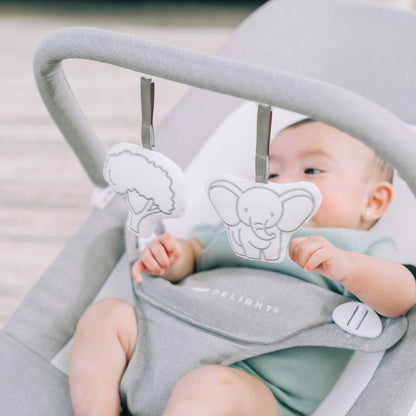 BOUNZEE™ – Leichter und stilvoller Baby-Bouncer für einfachen Alltagskomfort (0-6 Monate)