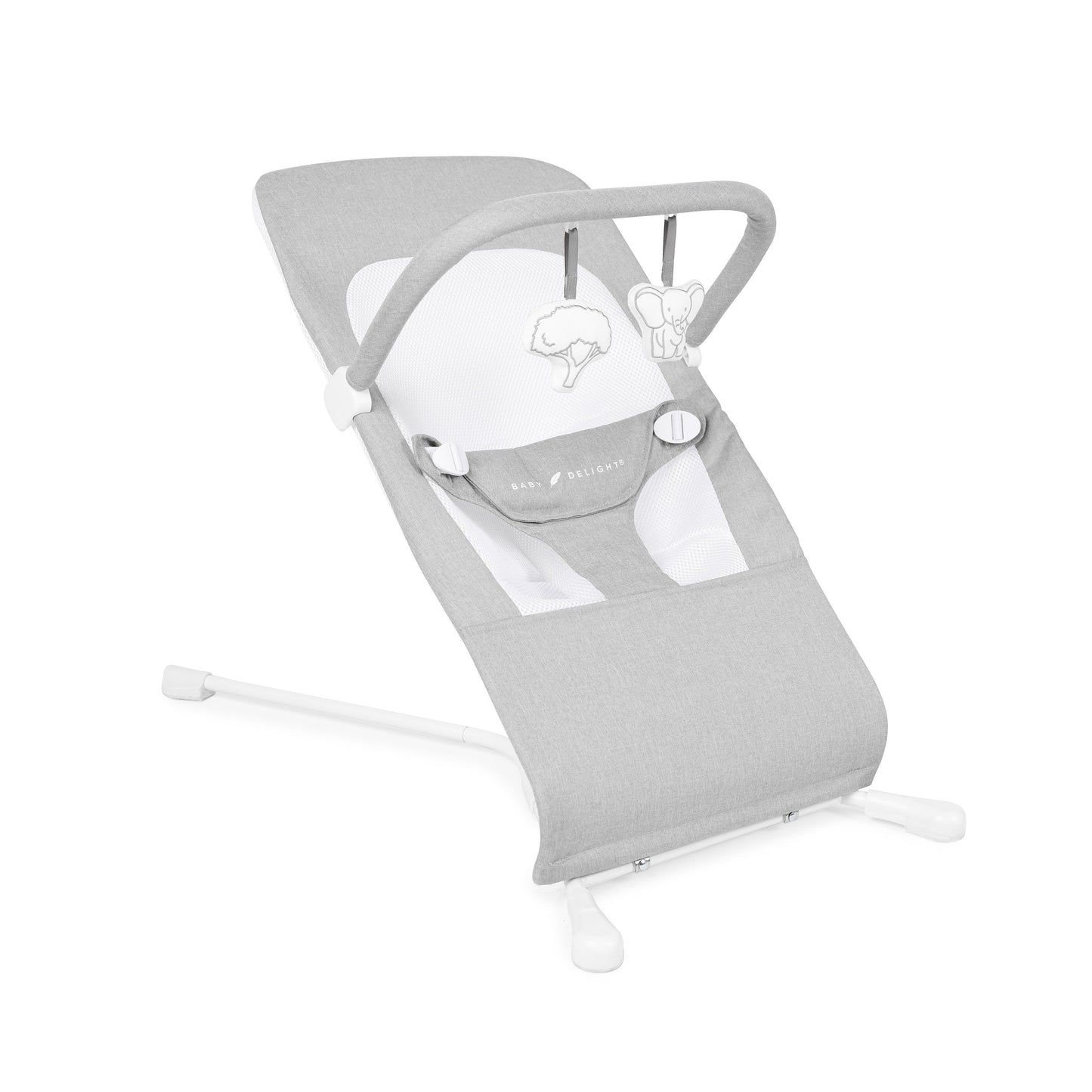 BOUNZEE™ – Leichter und stilvoller Baby-Bouncer für einfachen Alltagskomfort (0-6 Monate)