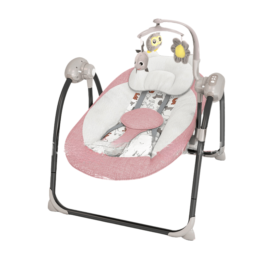 LULLABABY™ – Elektrischer Baby-Schaukelstuhl mit Bluetooth & beruhigender Bewegung für entspannende Nickerchen