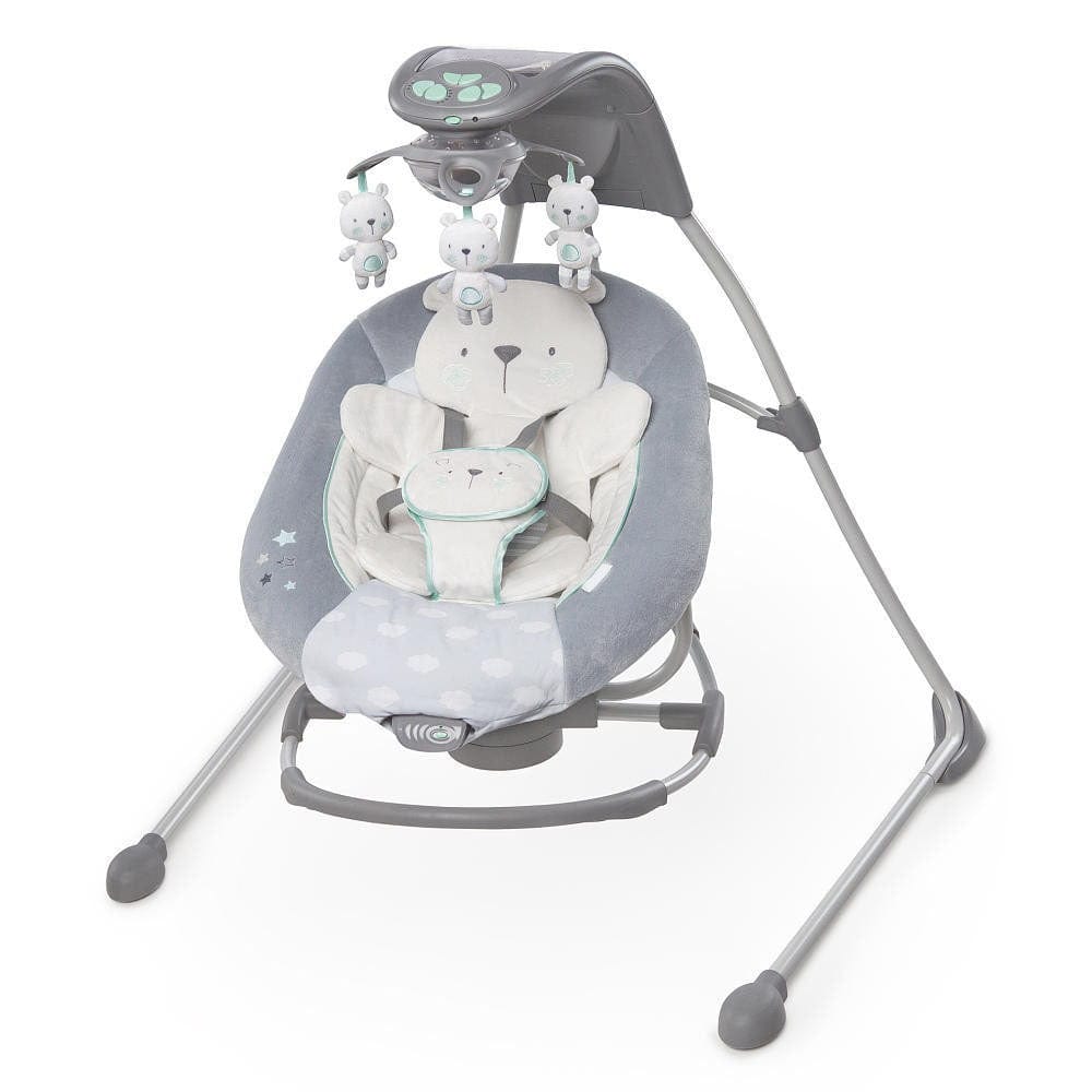 SWAYLIE™ – Elektrischer Baby-Schaukelstuhl mit Bluetooth-Musik und sanfter Schaukelbewegung