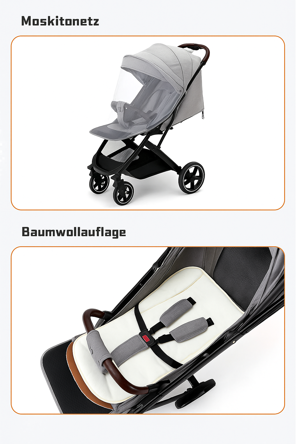 WAGEN™ – Ultra-kompakter & faltbarer Kinderwagen für sanfte & stilvolle Fahrten