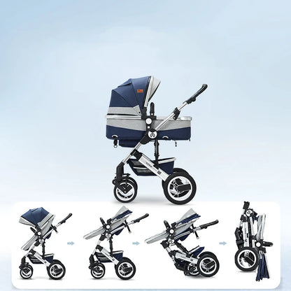 ROVER™ – 3-in-1 wandelbarer Kinderwagen & Wiege für ultimativen Komfort