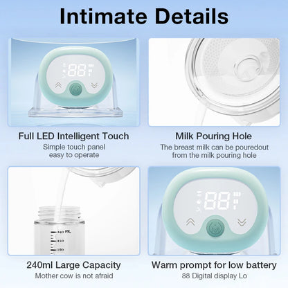 🍼 LUNAYA™ – Drahtloser, tragbarer Milchpumpen | Tragbare, leise und stressfreie Milchpumpe überall