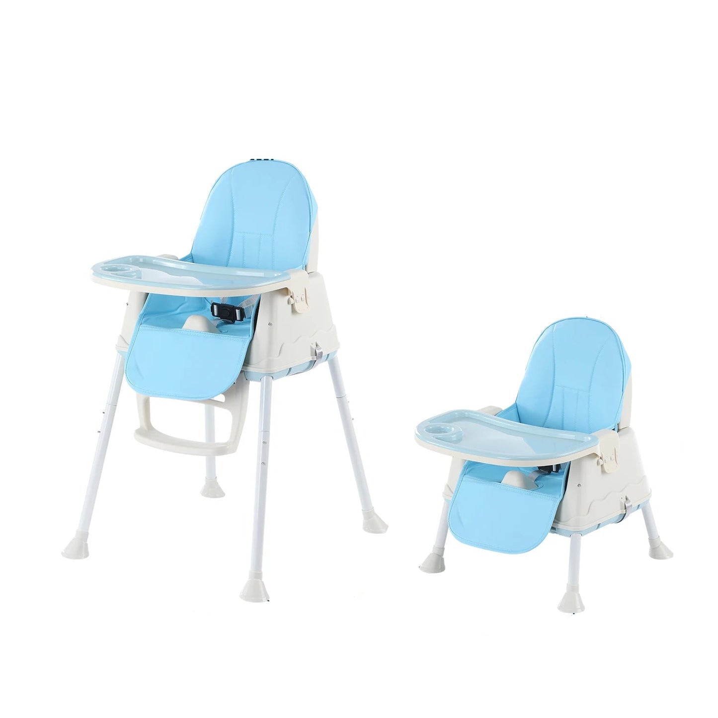 LIVY™ – 3-in-1 Faltbarer Hochstuhl für Babys mit verstellbarer Höhe und abnehmbarem Tablett