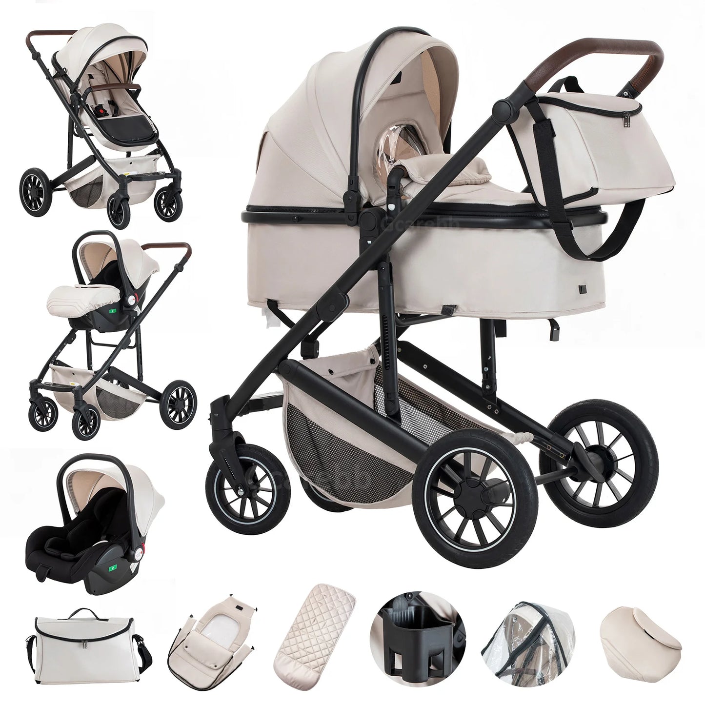 KinderWagen™ – 3-in-1 Luxus Reise Kinderwagen