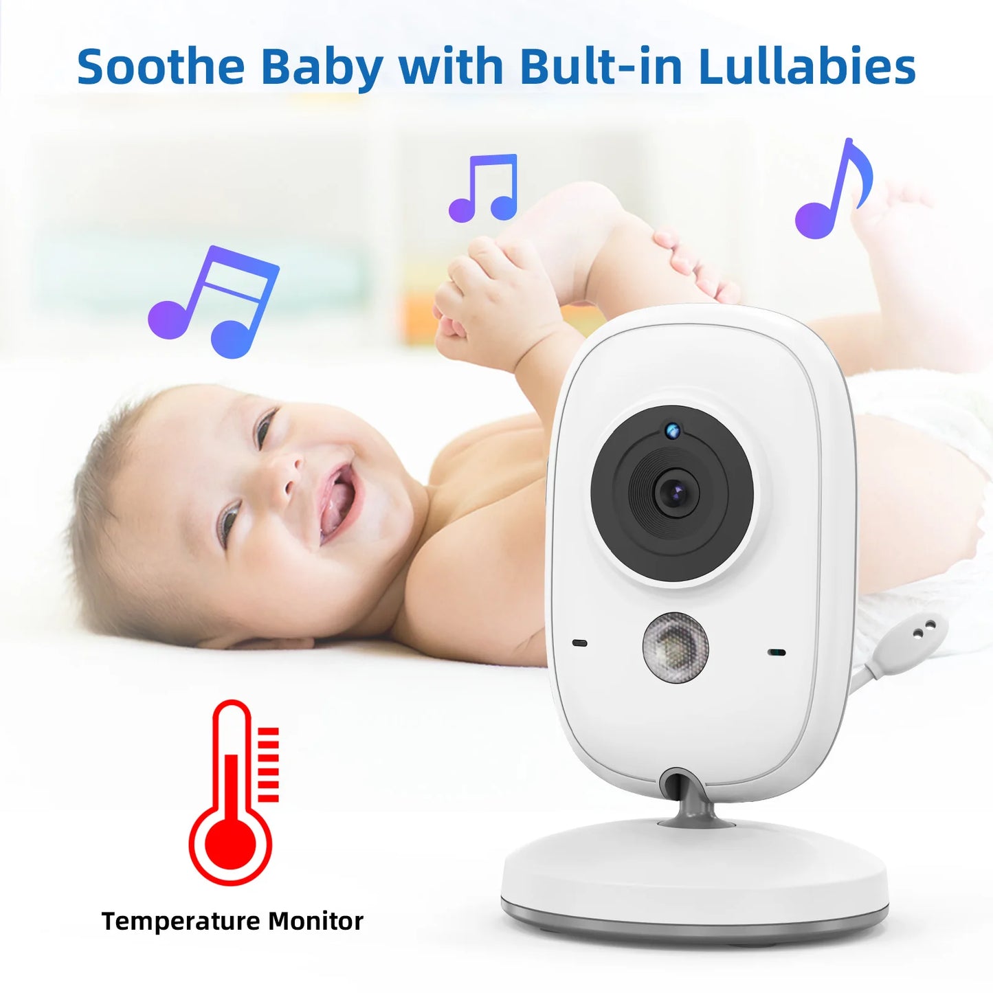 LUMINA™ – Intelligente Babyüberwachung mit HD-Kamera, Nachtsicht und Gegensprechfunktion