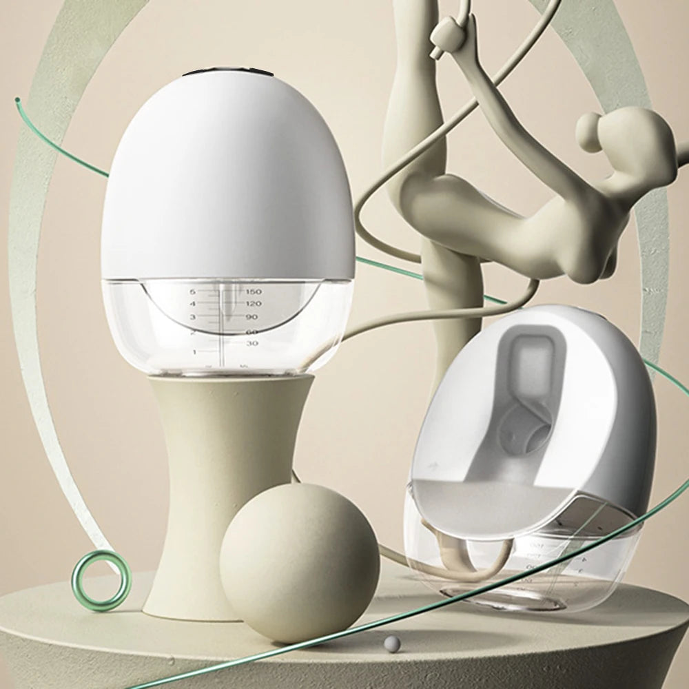 MAMORA™ – Tragbare Elektrische Milchpumpe | Hände-frei, leise & stressfreies Pumpen