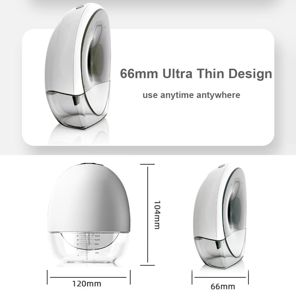 MAMORA™ – Tragbare Elektrische Milchpumpe | Hände-frei, leise & stressfreies Pumpen