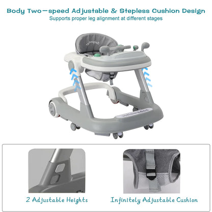 STRYDE™ – 2-in-1 Babywalker mit Spielzentrum & Sicherheitsunterstützung