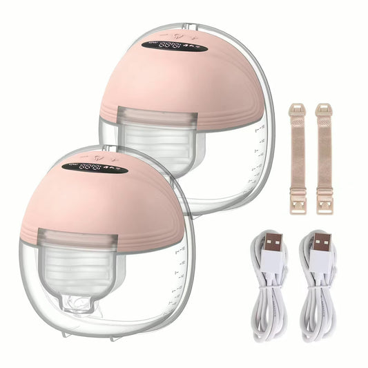 MamiFlow – Portable, hands-free breast pump for modern mothers pink