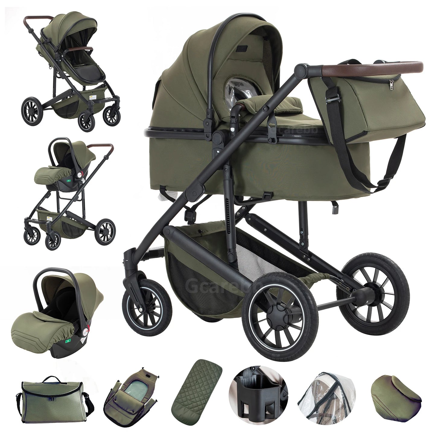 KinderWagen™ – 3-in-1 Luxus Reise Kinderwagen