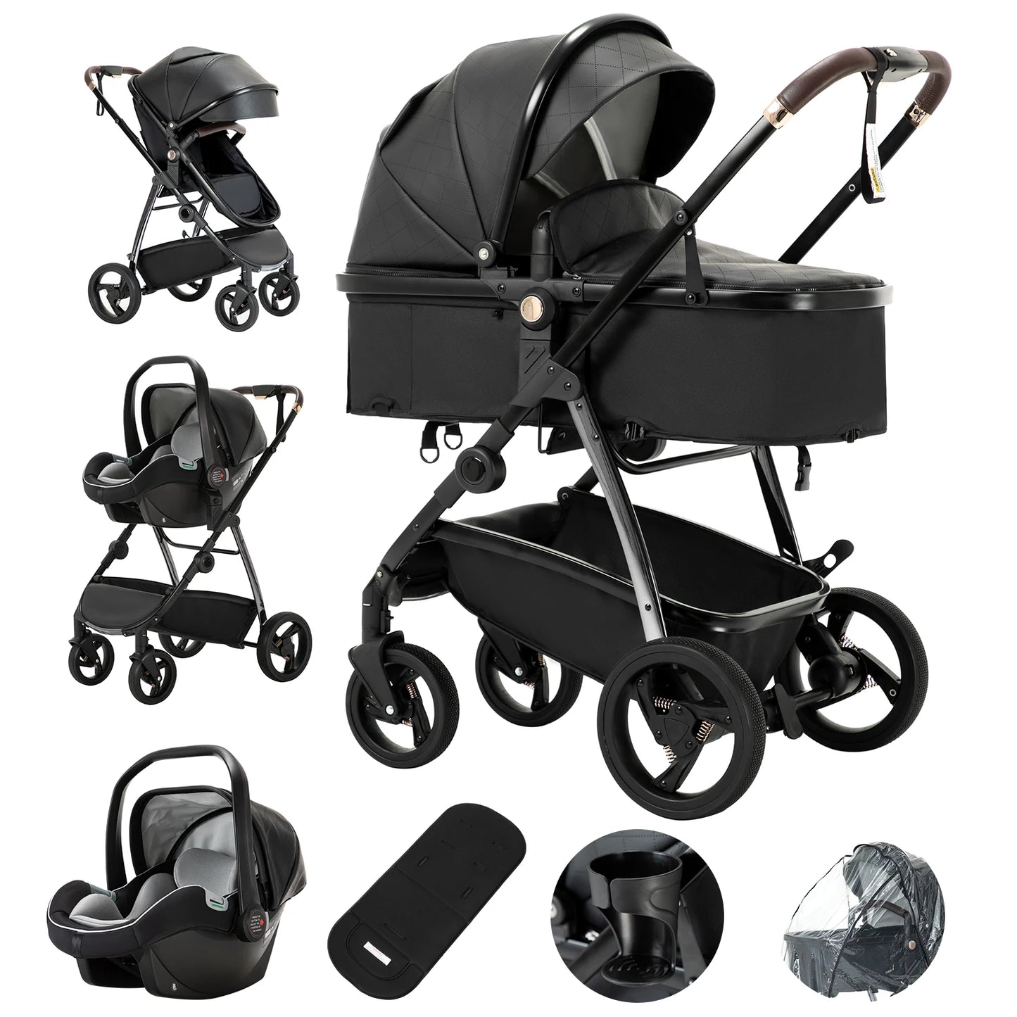 WAGENLY™ – 3-in-1 Luxus Reisebuggy