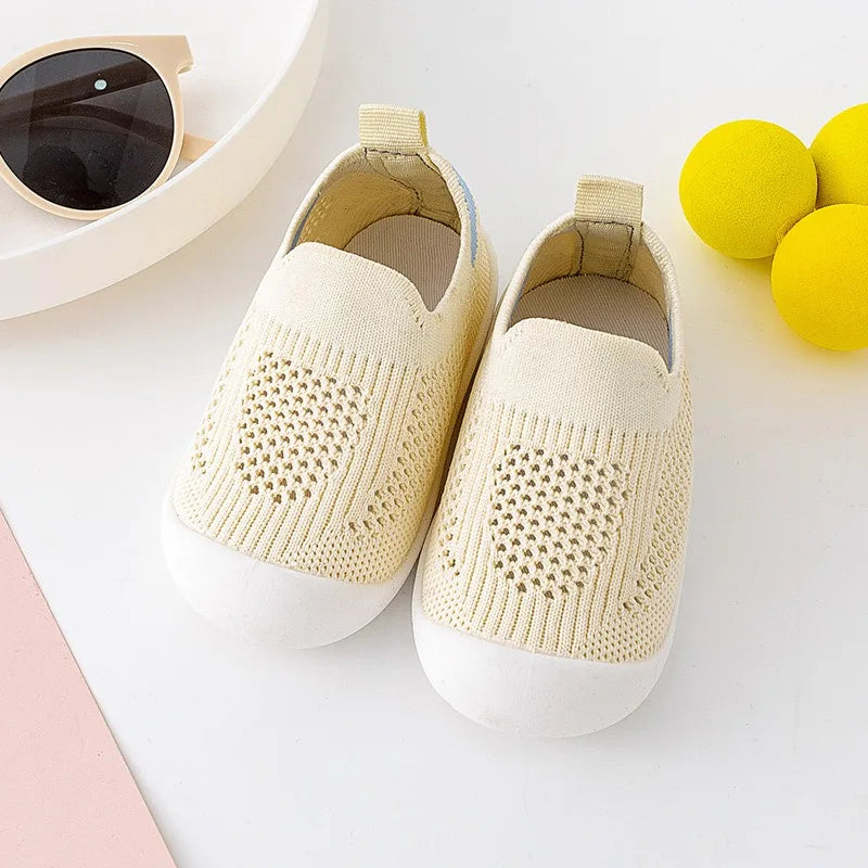 Summer Baby Shoes - Breathable Mesh Soft Sole Toddler Sneakers for Boys Girls - Lightweight Infant Shoes 0-3 Years