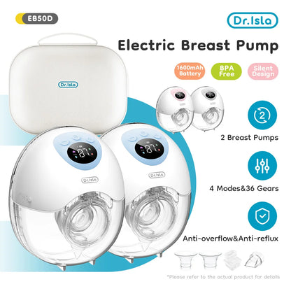 ELARA™ – Tragbare freihändige Milchpumpe | Leises, kabelloses und stressfreies Pumpen 2 Stück