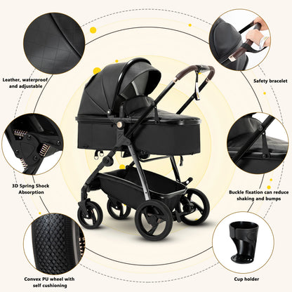 WAGENLY™ – 3-in-1 Luxus Reisebuggy