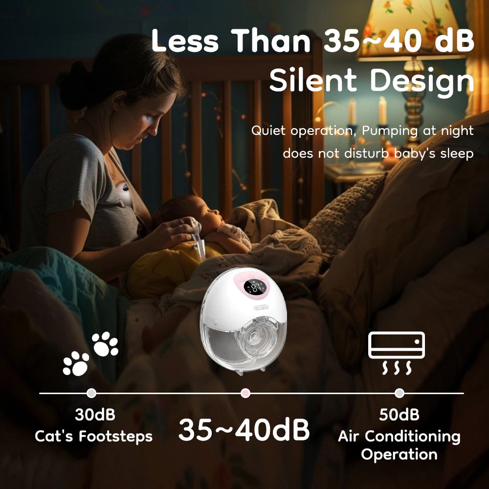 ELARA™ – Tragbare freihändige Milchpumpe | Leises, kabelloses und stressfreies Pumpen 2 Stück