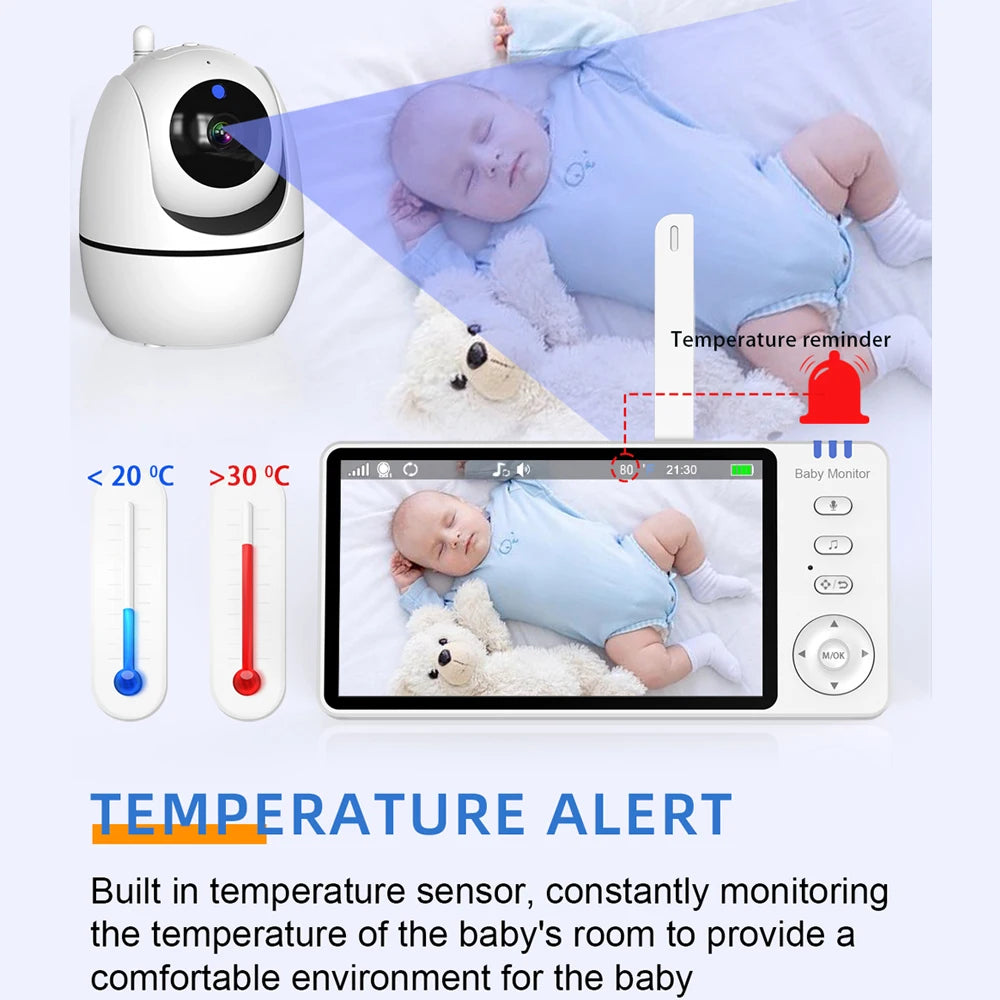 NUBI™ – Intelligente Babyüberwachung mit HD-Video, 2-Wege-Gespräch und Temperatursensor