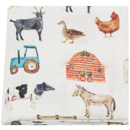 CuddleCloud™ – Bambus Ultra-Soft Atmungsaktive Baby Musselin Decke