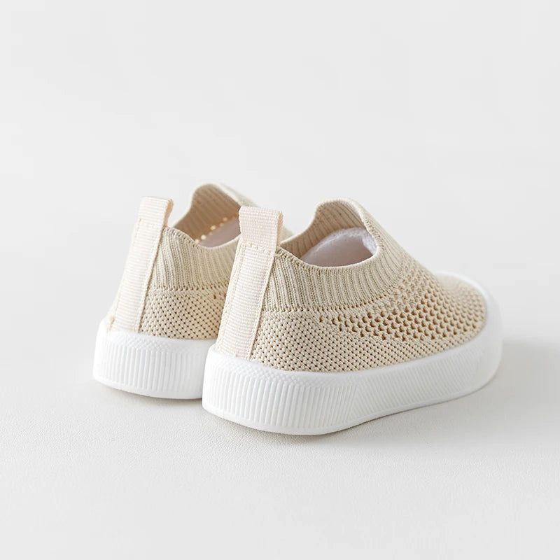 Baby Summer Shoes Breathable Mesh - Non-Slip First Walker Sneakers for Boys Girls 6-36 Months - Slip-On Infant Shoes