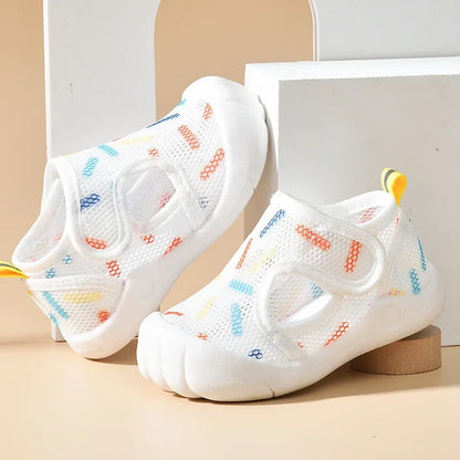 Baby Sandals Summer Breathable Mesh - Soft Sole First Walker Shoes for Toddlers 1-4 Years - Anti-Slip Infant Sandals Boys Girls