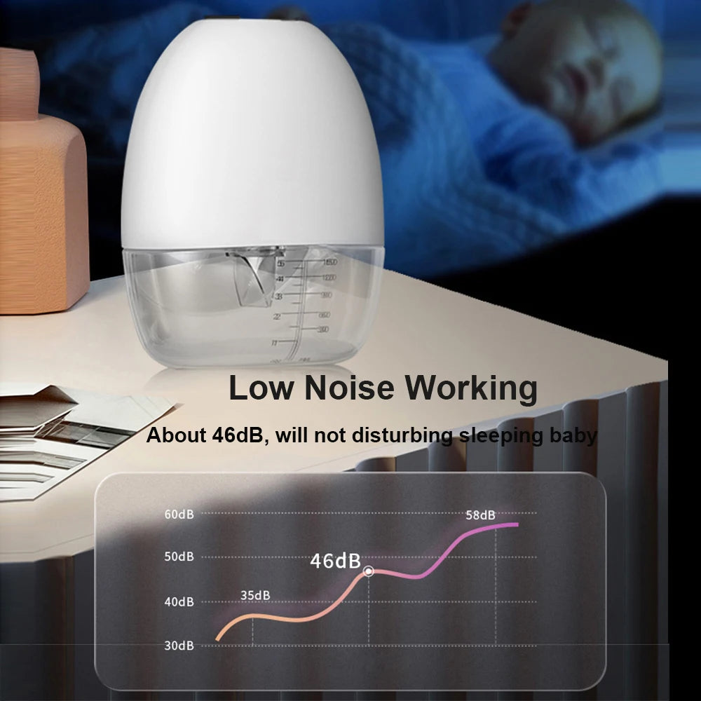 MAMORA™ – Tragbare Elektrische Milchpumpe | Hände-frei, leise & stressfreies Pumpen