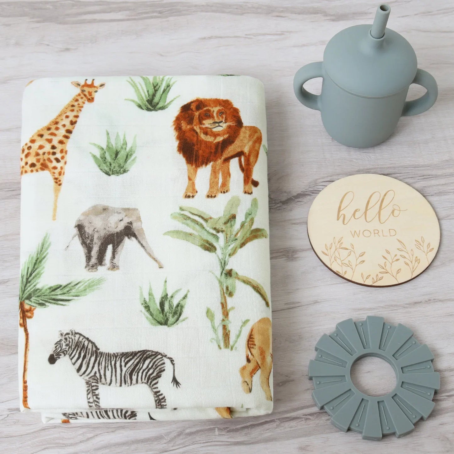 CuddleCloud™ – Bambus Ultra-Soft Atmungsaktive Baby Musselin Decke