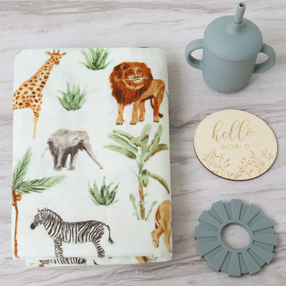 CuddleCloud™ – Bambus Ultra-Soft Atmungsaktive Baby Musselin Decke