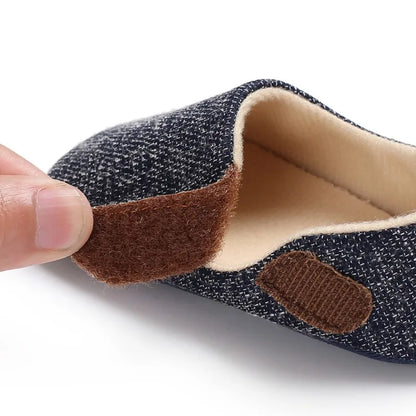 Breathable Cotton Baby Shoes – Non-Slip First Walkers for Boys & Girls | Soft Sole Toddler Shoes