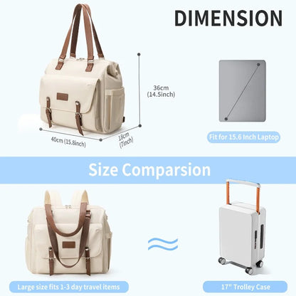 LUNOA™ - Luxuriöser und geräumiger Wickelrucksack für stilvolle Eltern