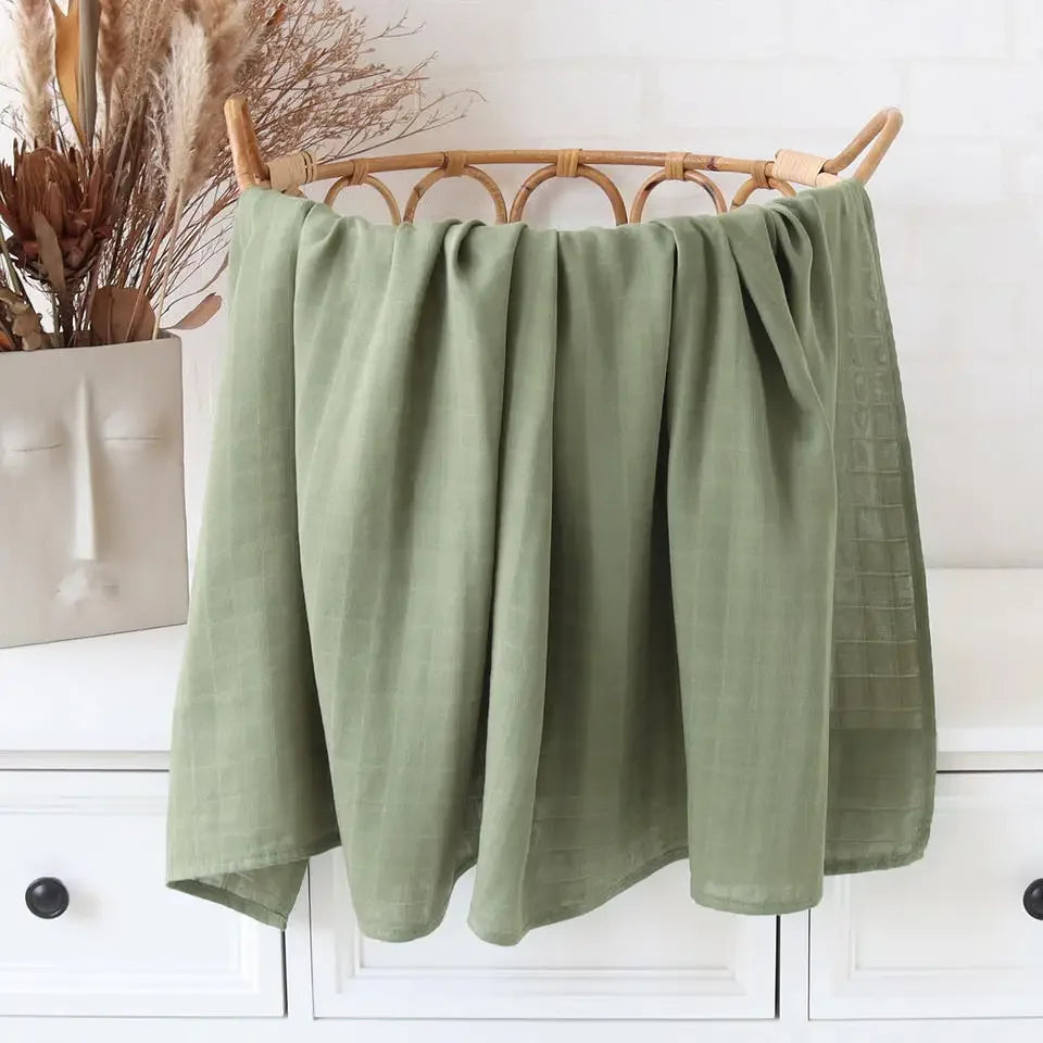 CuddleCloud™ – Bambus Ultra-Soft Atmungsaktive Baby Musselin Decke