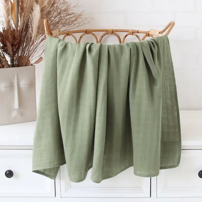 CuddleCloud™ – Bambus Ultra-Soft Atmungsaktive Baby Musselin Decke