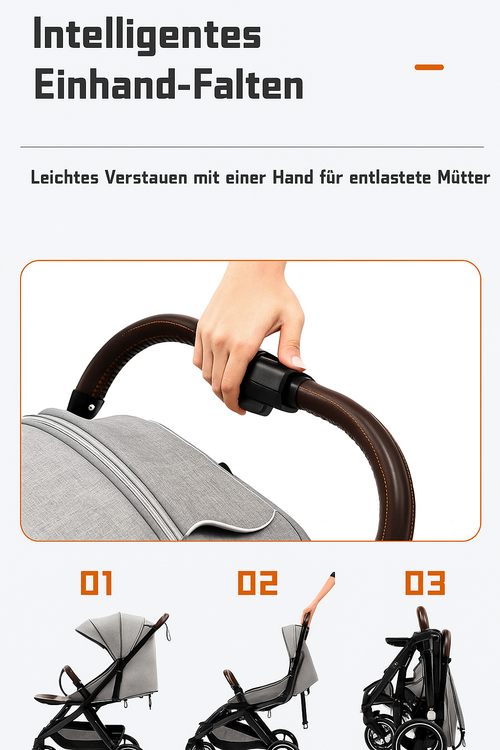 WAGEN™ – Ultra-kompakter & faltbarer Kinderwagen für sanfte & stilvolle Fahrten