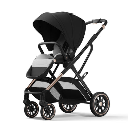 Variant image for Lightweight 2-in-1 Baby Stroller with Compact Fold Design and Adjustable Bassinet, 5-Point Safety Harness, Anti-Shock Wheels-1