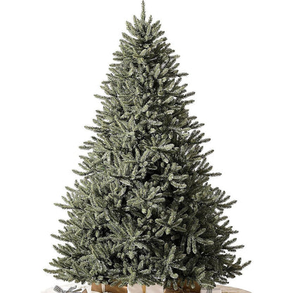 MildlyMama - Balsam Hill Style Artificial Xmas Tree - Pre - lit Christmas Tree, Full Evergreen Body with Warm LED Lights