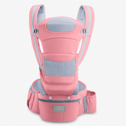 MildlyMama - Ergonomic Baby Carrier Black Size Adjustable Soft Fabric with Storage Bag Baby Carriers