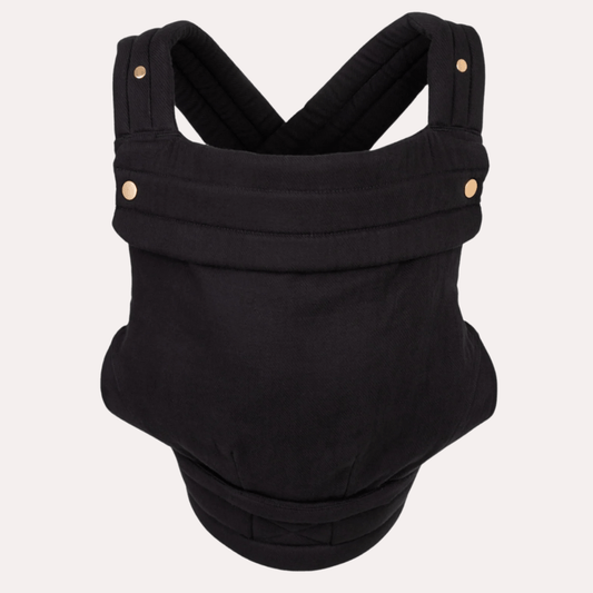 MildlyMama - Ergonomic Black Baby Carrier for Newborns to Toddlers – Comfortable, Breathable, Versatile Design Baby Carrier