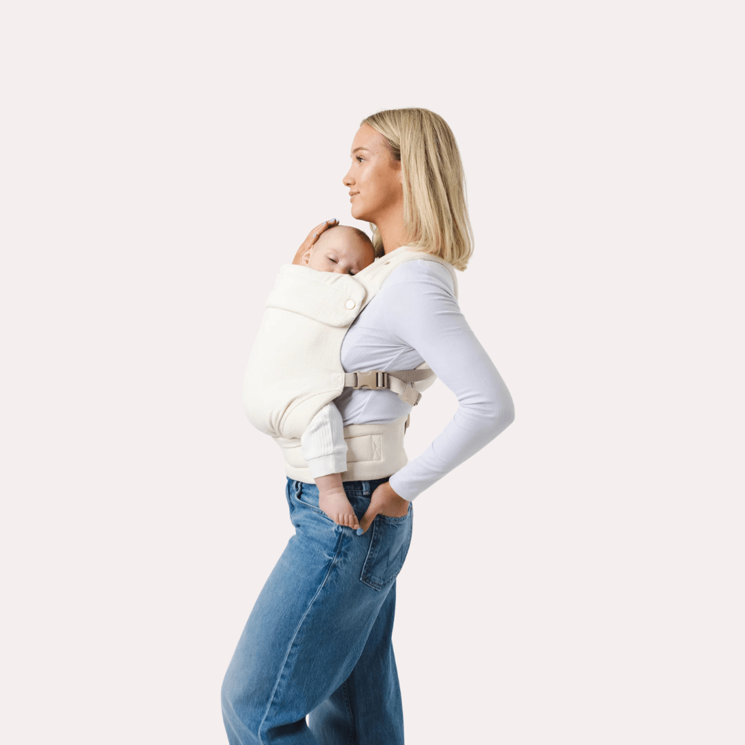 MildlyMama - Ergonomic Summer Baby Carrier – Breathable Wrap for Newborns and Toddlers with Adjustable Straps and Hands - Free Design Baby Carriers