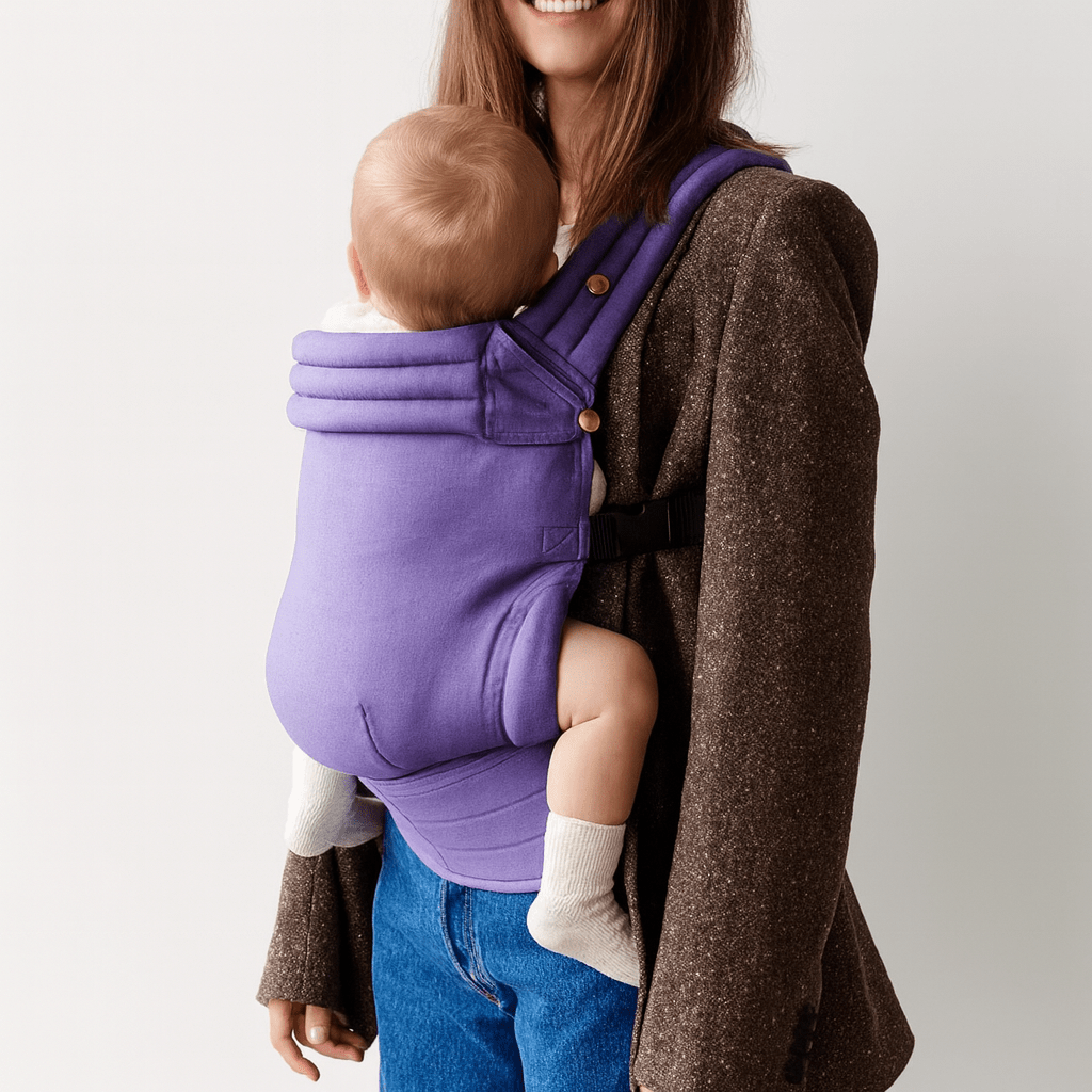 MildlyMama - Ergonomic Summer Baby Carrier – Breathable Wrap for Newborns and Toddlers with Adjustable Straps and Hands - Free Design Baby Carriers