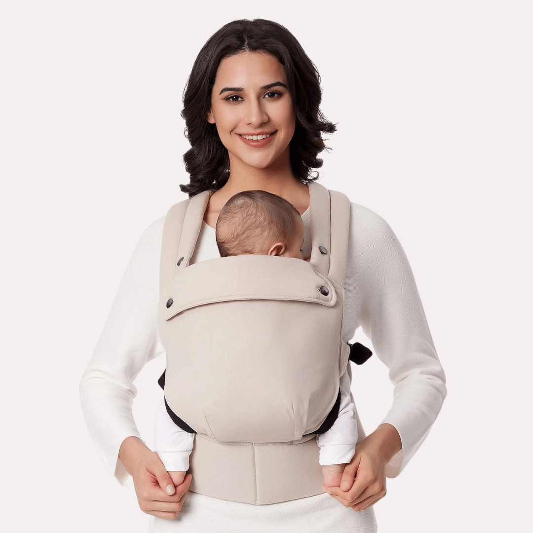 MildlyMama - Ergonomic Summer Baby Carrier – Breathable Wrap for Newborns and Toddlers with Adjustable Straps and Hands - Free Design Baby Carriers