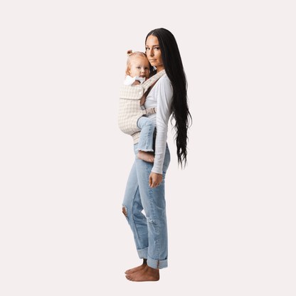 MildlyMama - Ergonomic Summer Baby Carrier – Breathable Wrap for Newborns and Toddlers with Adjustable Straps and Hands - Free Design Baby Carriers