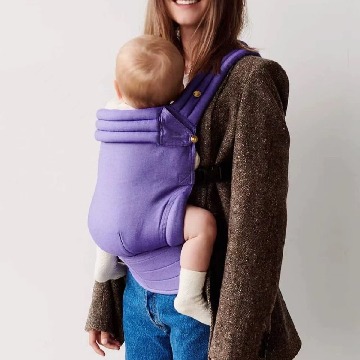 MildlyMama - Ergonomic Summer Baby Carrier – Breathable Wrap for Newborns and Toddlers with Adjustable Straps and Hands - Free Design Baby Carriers