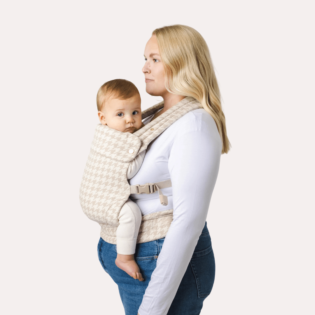 MildlyMama - Ergonomic Summer Baby Carrier – Breathable Wrap for Newborns and Toddlers with Adjustable Straps and Hands - Free Design Baby Carriers