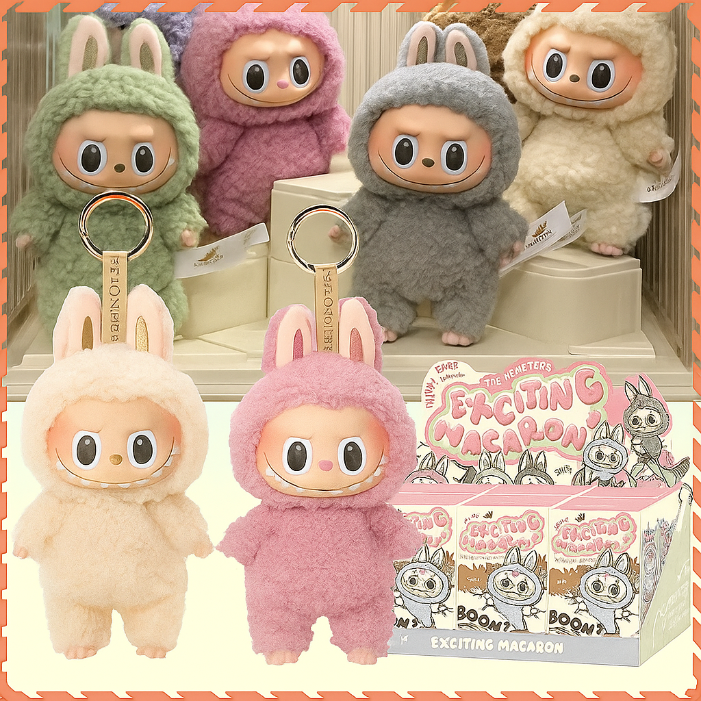 Labubu Macaron Series Blind Box Figures – The Monsters Vinyl Toy Collection